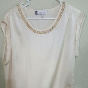 Ivory Jennifer Lopez blouse