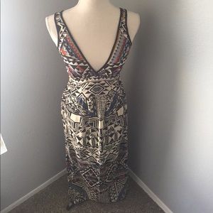 NWOT Angie Aztec Maxi Dress.
