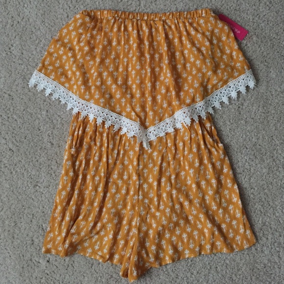 Strapless Romper