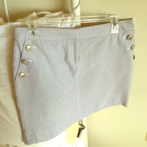 J Crew Seersucker skirt