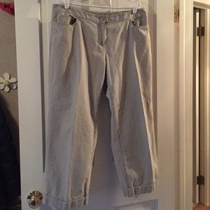 Eileen Fisher light weight grey pant