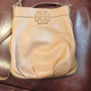 Tory Burch Camel Leather crossbody