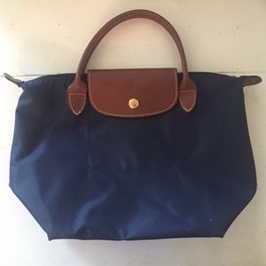 Longchamp 'Mini Le Pliage' Handbag (Navy)