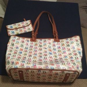 Dooney and Bourke handbag with matching wallet