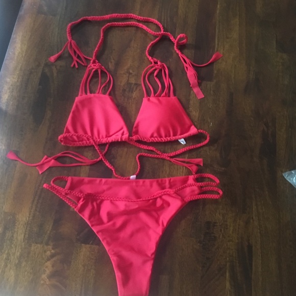 ✨Coral strappy bikini✨ - Picture 4 of 4