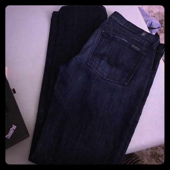 7 for all mankind - straight leg - sz 27