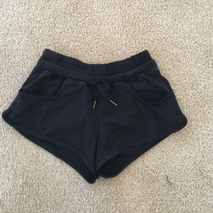 Black Lululemon shorts
