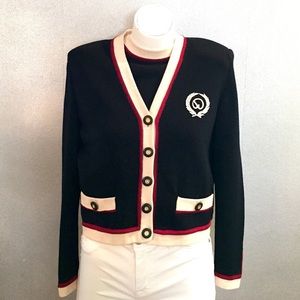 Vintage St. John Two-Piece Knit Cardigan Set