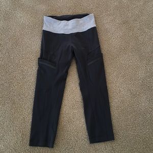 Grey Lululemon Cropped pants