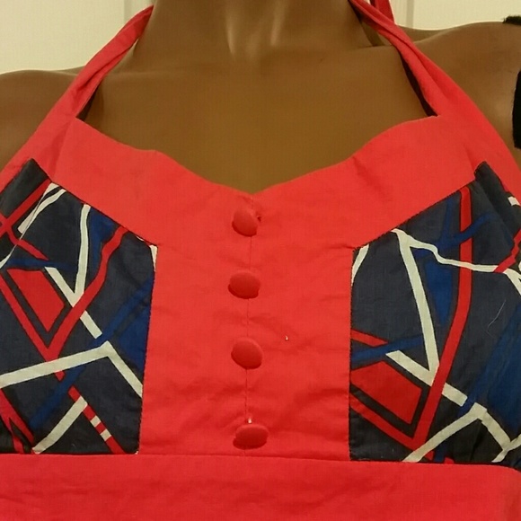 Forever Red, white, blue dress - Picture 2 of 3