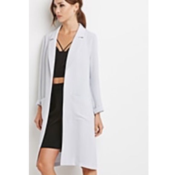 Long trench jacket