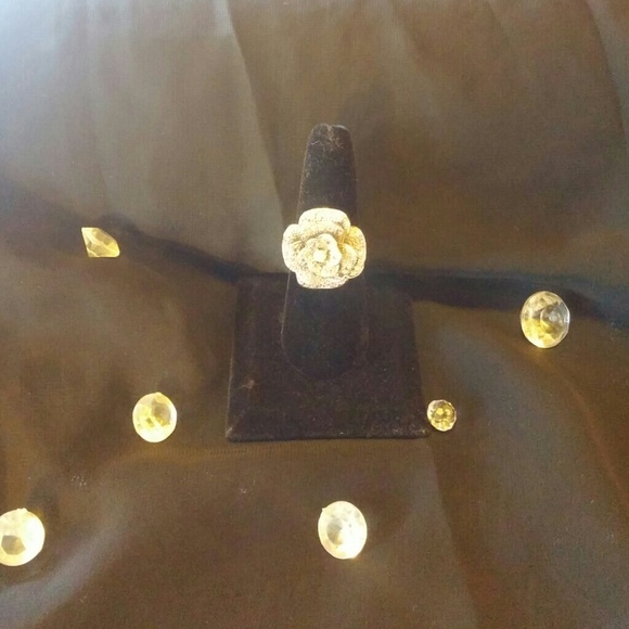 Sterling Silver Rose Ring