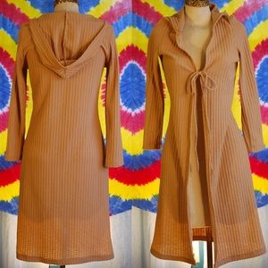 Long Hooded Cardigan