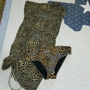 Victoria's Secret bikini bottom & matching coverup