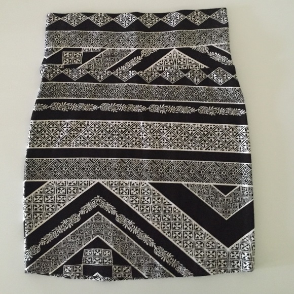 Printed Mini Skirt