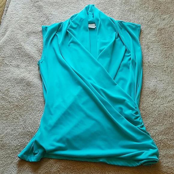 JonDen Sleeveless Blue Shirt