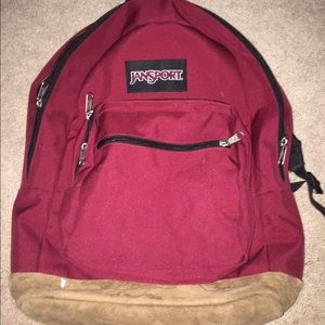 Maroon Jansport Backpack