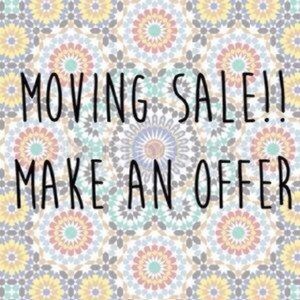 Moving sale! Make an offer!