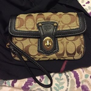 Coach wristlet