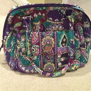 Vera Bradley turn lock satchel, never used!
