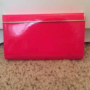 Jimmy Choo pink clutch