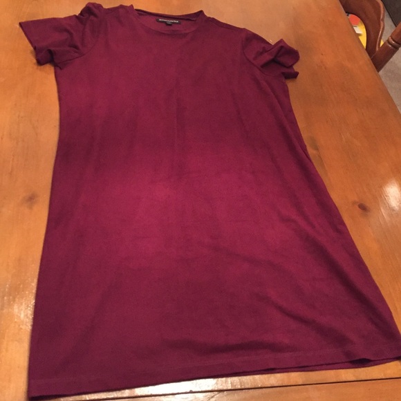 💘SOLD💘Brandy maroon suede dress
