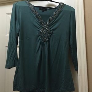 Blouse teal color