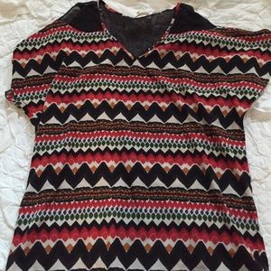NWOT Sugarlips Fiesta Top S