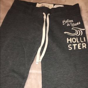 Grey hollister sweatpants