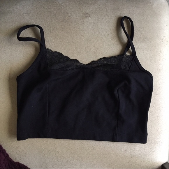 Black crop top