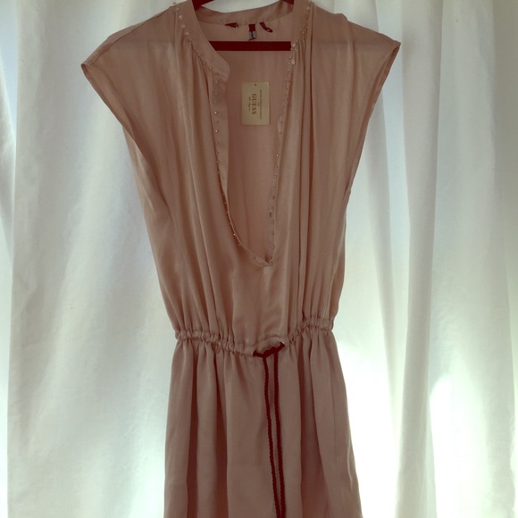 Blush dusty silk maxi