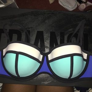 Triangl Bikini top in the style Poppy- sea spritz