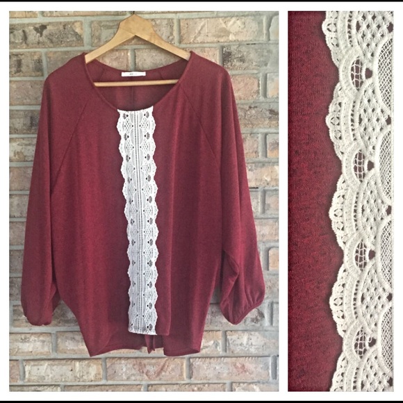 🔴PRICEDROP🔴Peasant HiLow split back top M/L - Picture 3 of 4