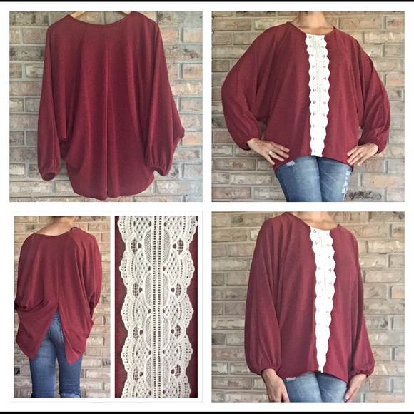 🔴PRICEDROP🔴Peasant HiLow split back top M/L - Picture 4 of 4