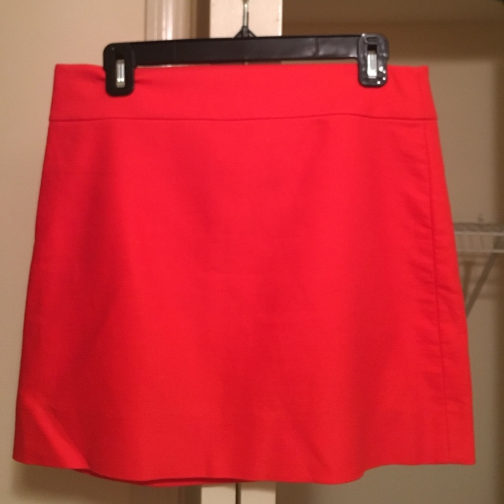 Coral jcrew skirt