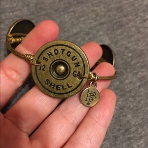 Bourbon and Bowties shotgun shell bracelet