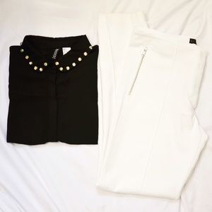 (Final price)Zara basic white pants
