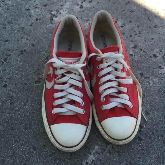 Red Converse sneakers (23cm)