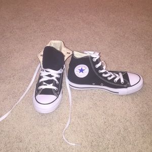 High top black converse