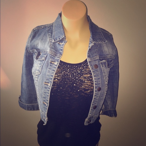 Crop Jean Jacket - Picture 1 of 1