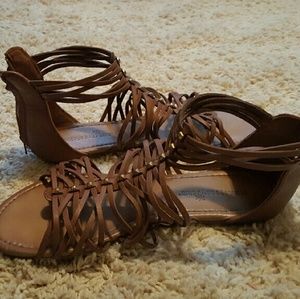 Brown Gladiator Sandals