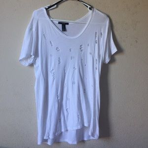 Ripped White T-Shirt