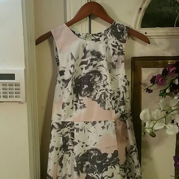 PRICE DROP Pink Tartan Gray, White and Pink Dress