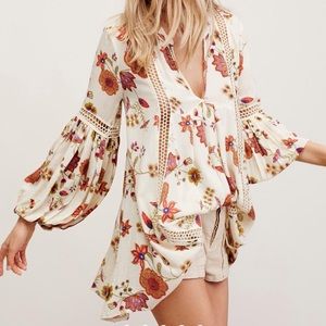 Free people printed tunic