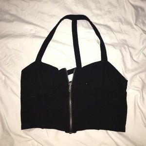 Pac Sun black crop top