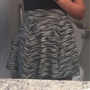 Forever 21 black/white mini skirt