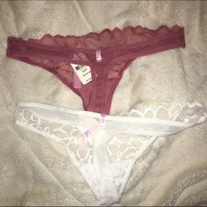 2 NWT PINK panties!!!