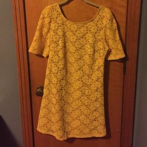 Yellow Lace Dress