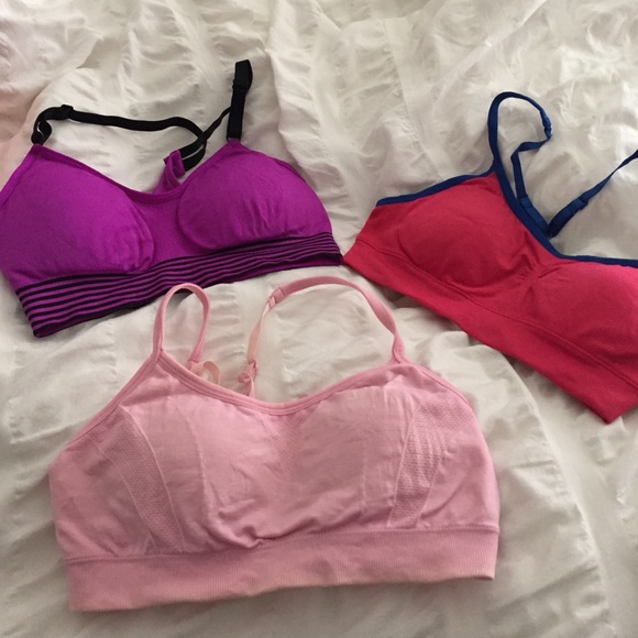 Lot of 3 sports bras