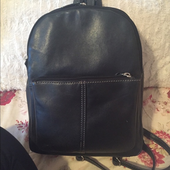 100% genuine leather small backpack!